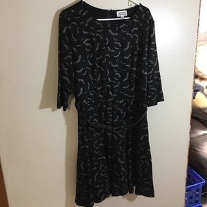 Unique vintage bat dress